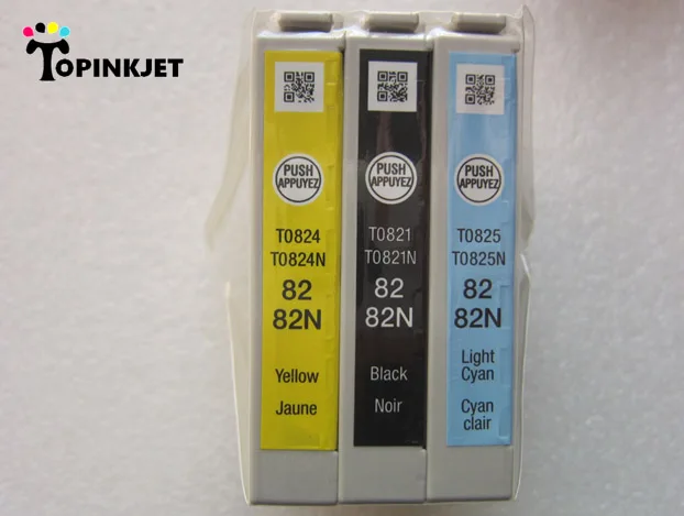Картридж для принтера Epson R270/R290/R295/R390 оригинальный чернильный картридж 82N T0821N T0822N