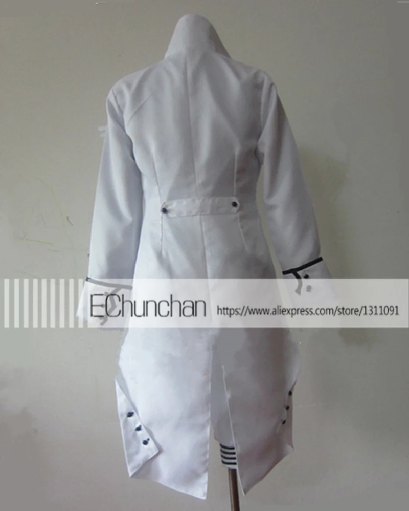 2017 New arrival Black Butler Charles Grey Cosplay Costume Anime White Custom Made any size |