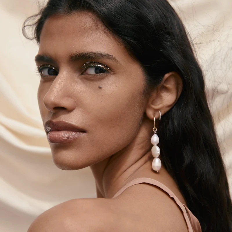 Винтажные большие висячие серьги FASHIONSNOOPS для женщин модные цветочные массивные za