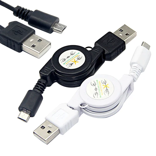 Горячий Micro USB A к 2 0 B Мужской Выдвижной кабели для синхронизации данных зарядное