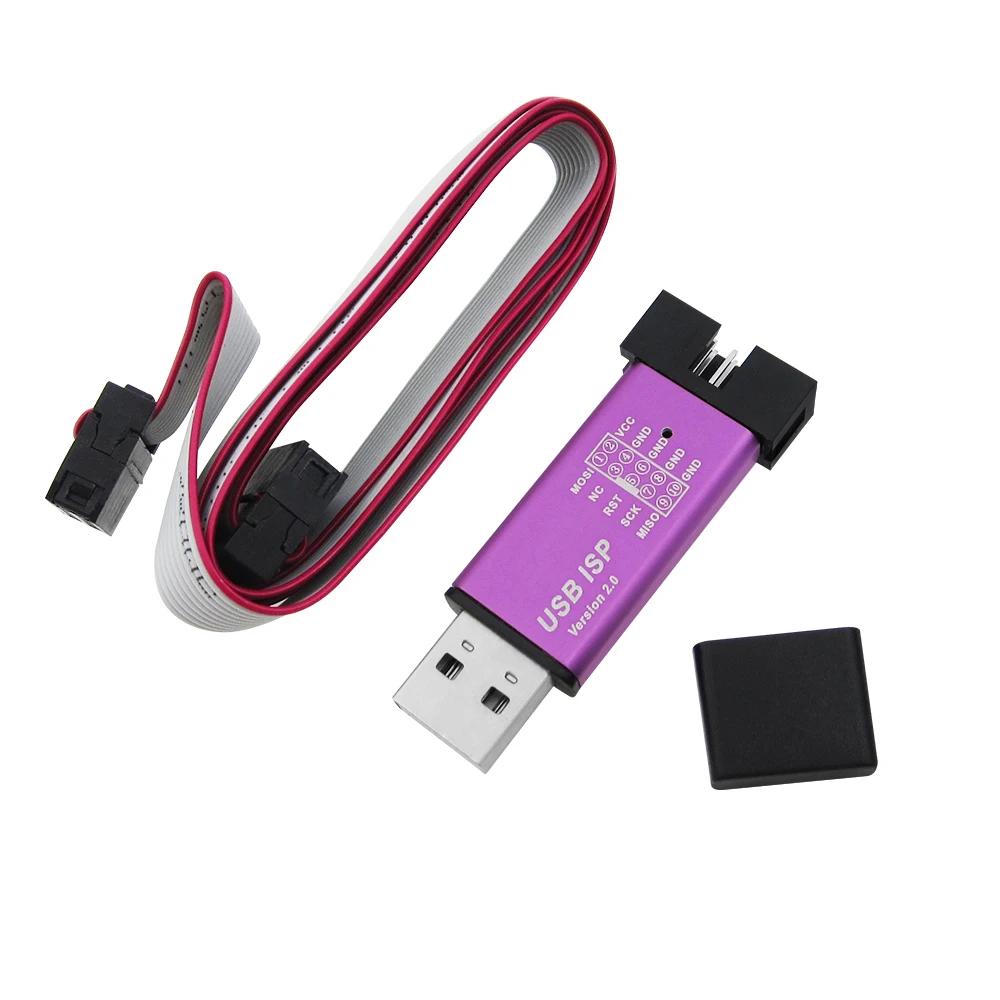 Программатор USB ISP USBasp USBisp для 51 AVR с поддержкой загрузки Win 7
