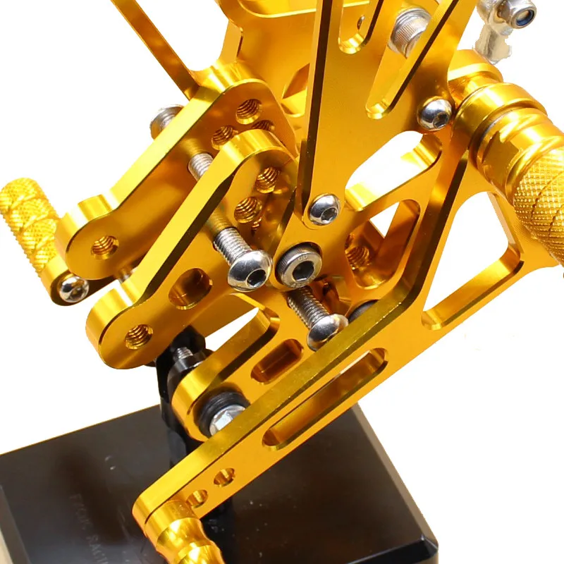 CNC Алюминиевые мотоциклетные подножки для ног педали Rearset задний набор Suzuki GSXR1000 K7