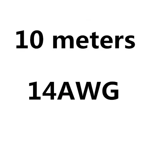 10 m 14 AWG 4 6 7 8 10, 11, 12, 13, 14, 15, 16, 17, 18, 20, 22, 24, 26 28 30 AWG силиконовый провод ультра гибкий Тесты линия кабель высокого Температура - Цвет: 10 m 14 AWG