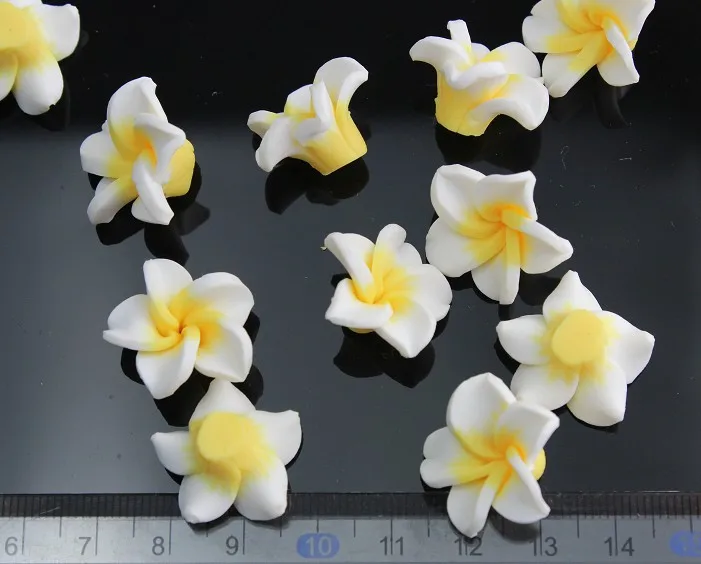 25 шт. бусины из белой полимерной глины 20 мм|beads 20mm|beads beadsbeads flower |