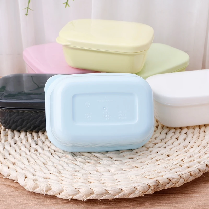 

Home Bathroom Shower Soap Box Dish Plate Holder Case Container Travel Hiking