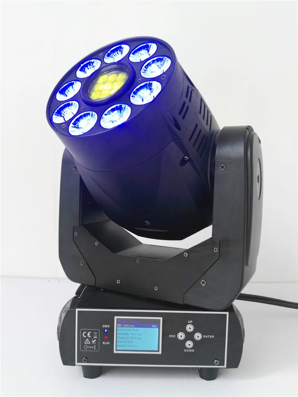 

Hot-sale 90W LED Spot gobo + 9x18W RGBWA+UV 6in1 wash Moving Head Light/USA Luminums 90W LED DJ dmx Spot Light 2pcs/lot