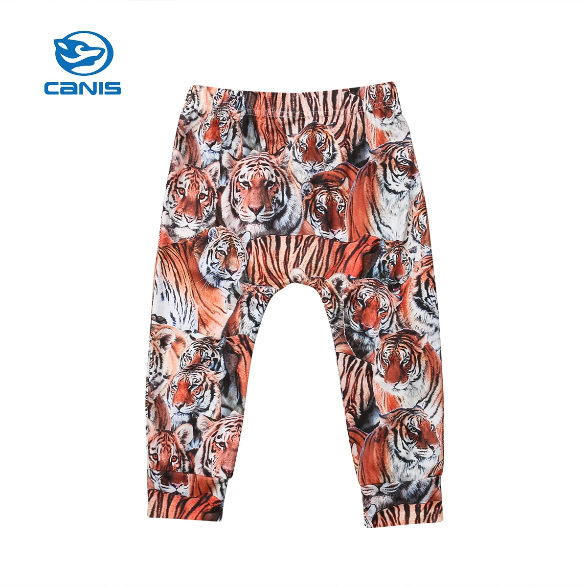Леггинсы для новорожденных мальчиков и девочек с принтом тигра|Брюки| |