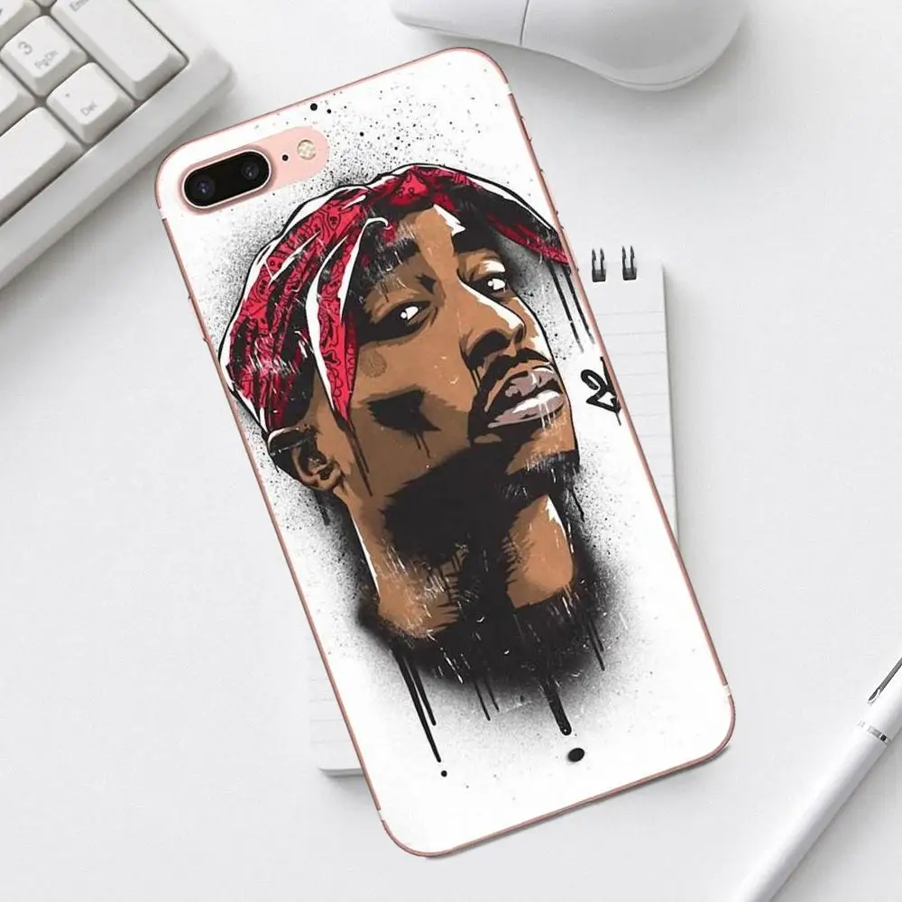 Qdowpz мягкий чехол для телефона 2pac All Eyez On Me iPhone 4 4S 5 5C SE 6 6S 7 8 Plus X XS Max XR Galaxy A3 A5 J1 J3 J5 J7