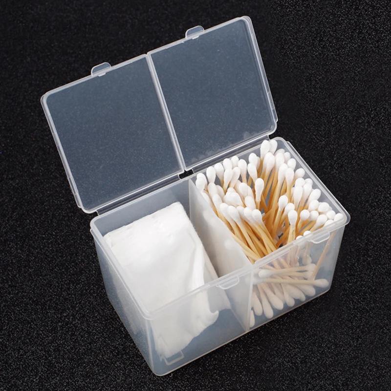 Гель-лак для нейл-арта Очищающий ватный тампон прозрачный цветной ящик хранения