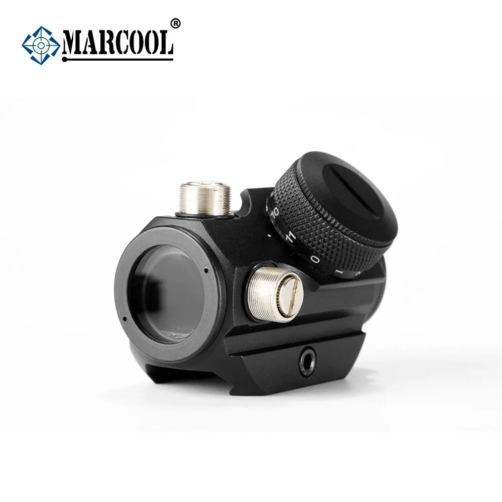Marcool 1x20 Glock 17 19 прицел с красной точкой 20 мм виверным Рельсом для охотничьей