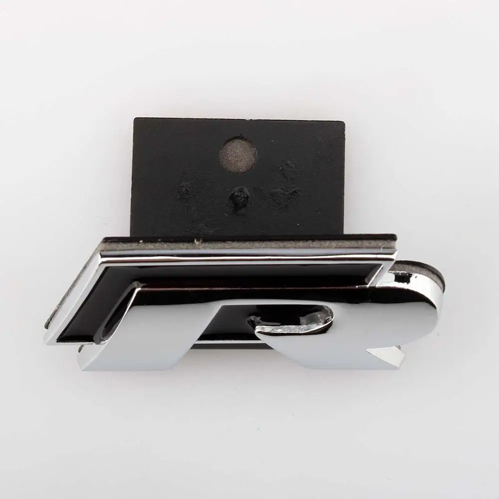 3D Автомобильная наклейка с логотипом переднего гриля хромированная эмблема R для