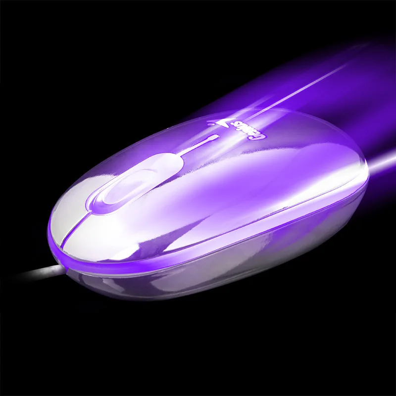 Genuine the phantom energy stone mouse colorful glass feel wired USB gaming free shipping |