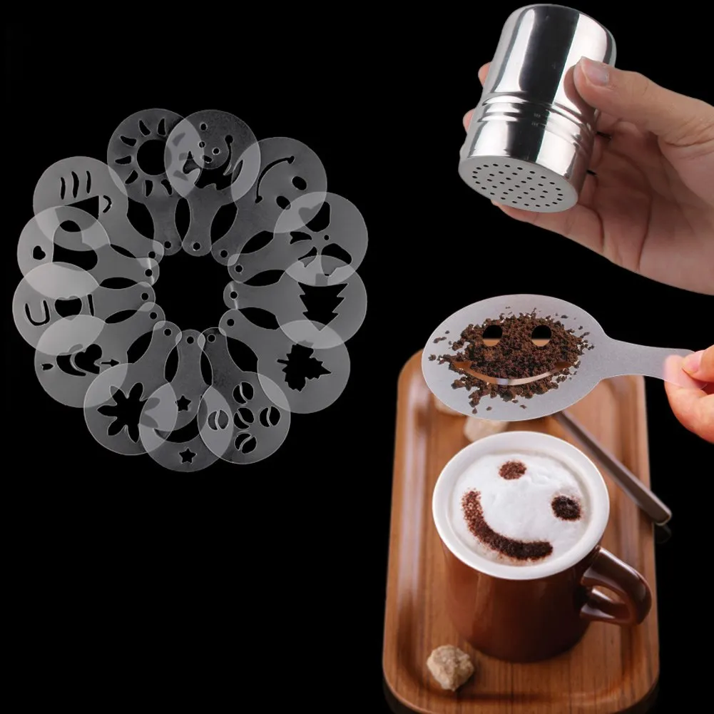 Горячая нержавеющая сталь Шейкеры для порошка банки кофе какао Корица порошок с