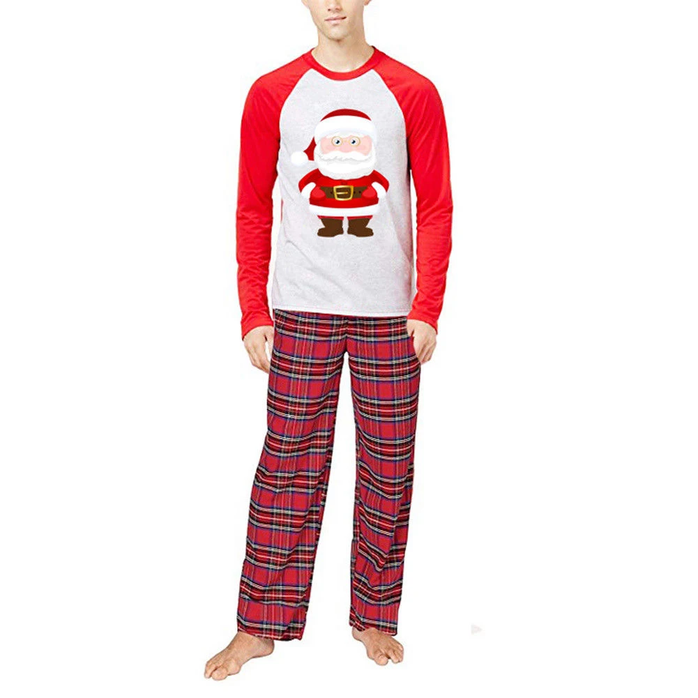 Рождественские Семейные комплекты пижам для женщин и мужчин Рождественская