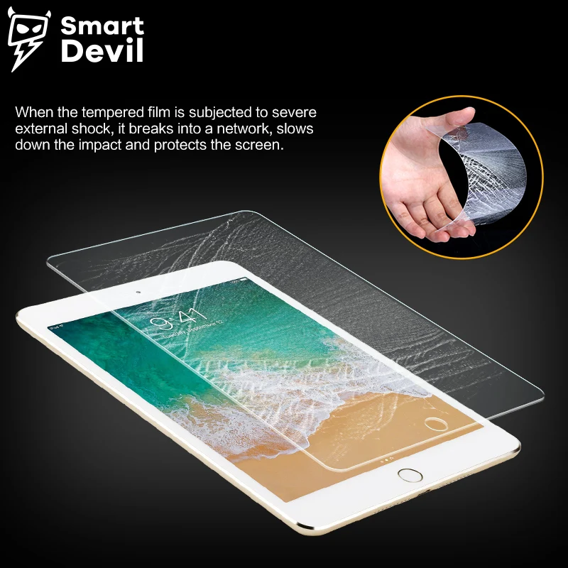 Закаленное стекло высокой четкости SmartDevil для ipad mini4 Защитная пленка экрана