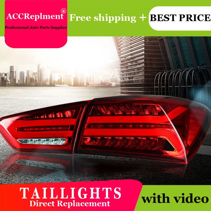 4PCS Car Styling for Chevrolet Malibu Taillights 2016-2019 LED Tail Lamp+Turn Signal+Brake+Reverse light | Автомобили и мотоциклы