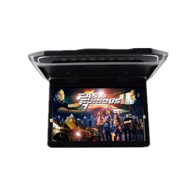Full HD 1600*800 15 6 дюймов автомобиль откидной монитор MP5 крыши Media 1080P HDMI USB SD FM