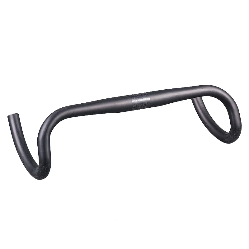 Матовый черный UD углеродное волокно руль для шоссейного велосипеда согнутый бар