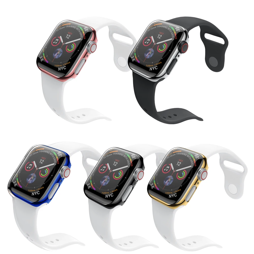 Защитный чехол для Apple Watch band 4 3 iwatch 42 мм 44 мм 38 40 мм ударопрочный корпус Защитная рамка аксессуары