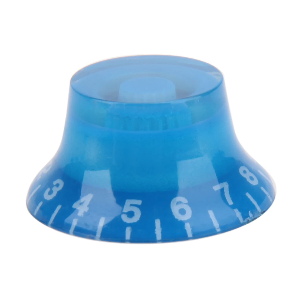 Гитарные части 4 шт. акриловые регуляторы скорости регулятор громкости и тона боты для электрогитары аксессуары золото, кофе, синий
