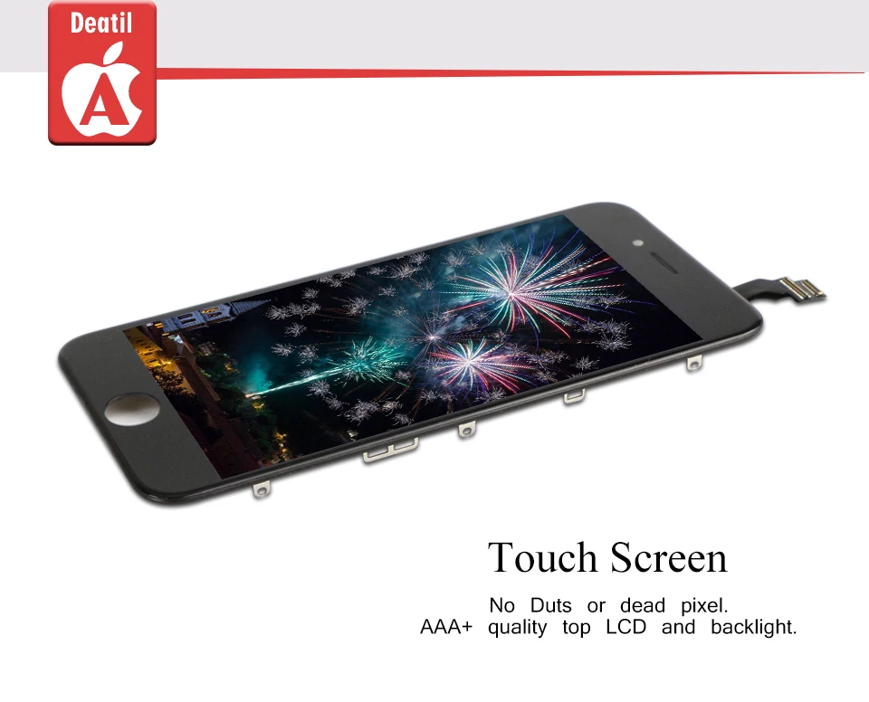 10 шт./лот класс AAA сенсорный экран и ЖК-дисплей для iPhone 6 6G замена дигитайзер сборка без битых пикселей