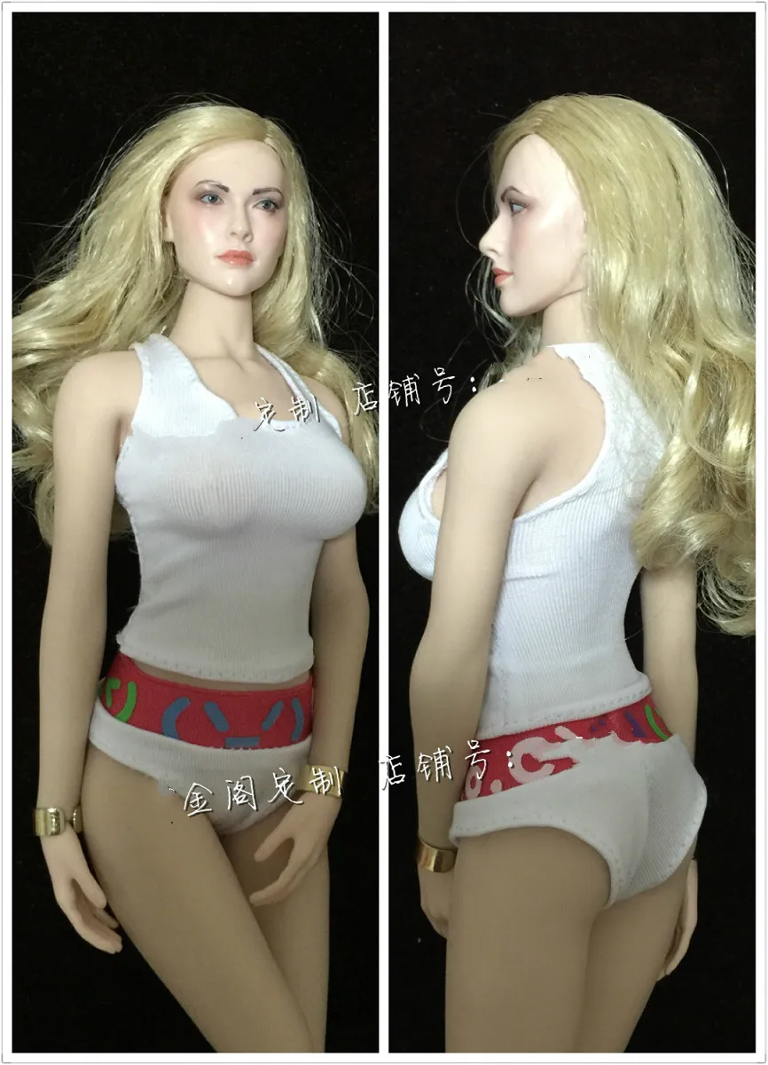 1/6 й комплект из жилета и шорт 1:6 Женская фигурка одежда аксессуары для 12 &quotPhicen OE UD