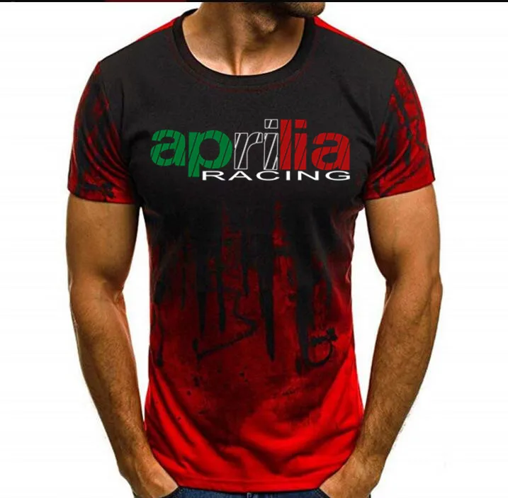 Новая камуфляжная футболка Aprilia Italy Flag II с короткими рукавами S-4XL выбор цвета