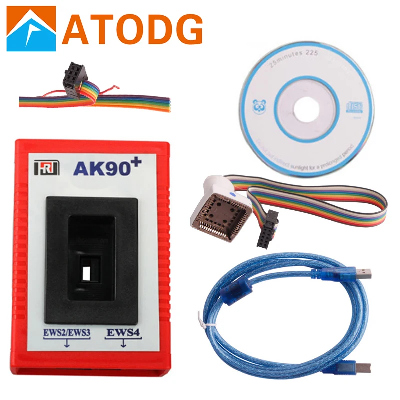 Новинка AK90 ДЛЯ BMW KEY Programmer V3.19 для всех EWS AK 90 key maker Самая низкая цена программатор A +