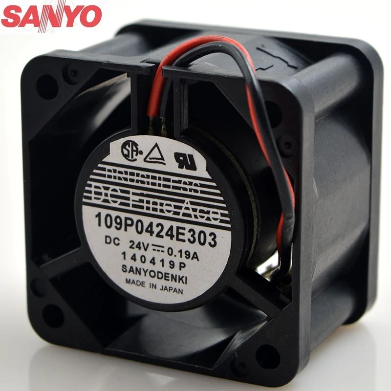Вентилятор преобразователя частоты ветра для Sanyo 109P0424E303 0.19A 4028 24 в 4 см см|4 cm fan|fan