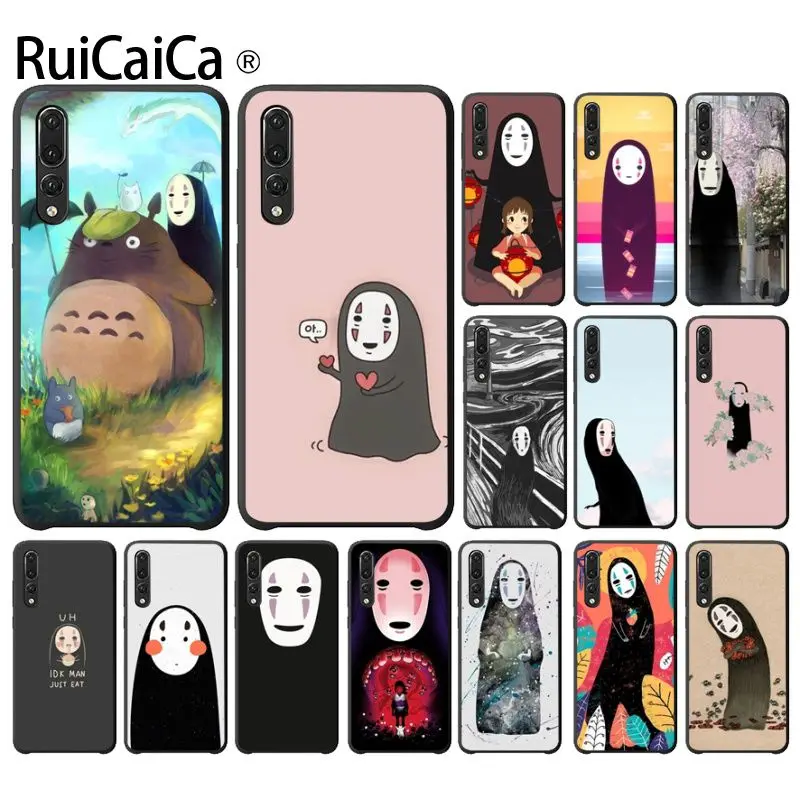 Чехол для телефона с изображением аниме Ghibli Миядзаки без лица Huawei P9 P10 Plus Mate9 10 Mate10