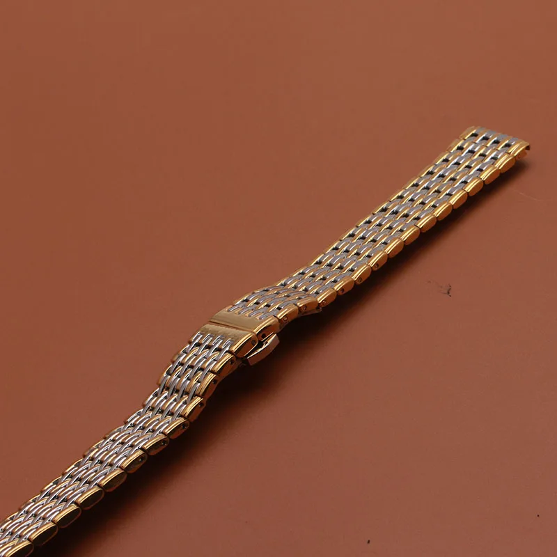 Браслет для часов мужской из нержавеющей стали металлический кварцевый браслет