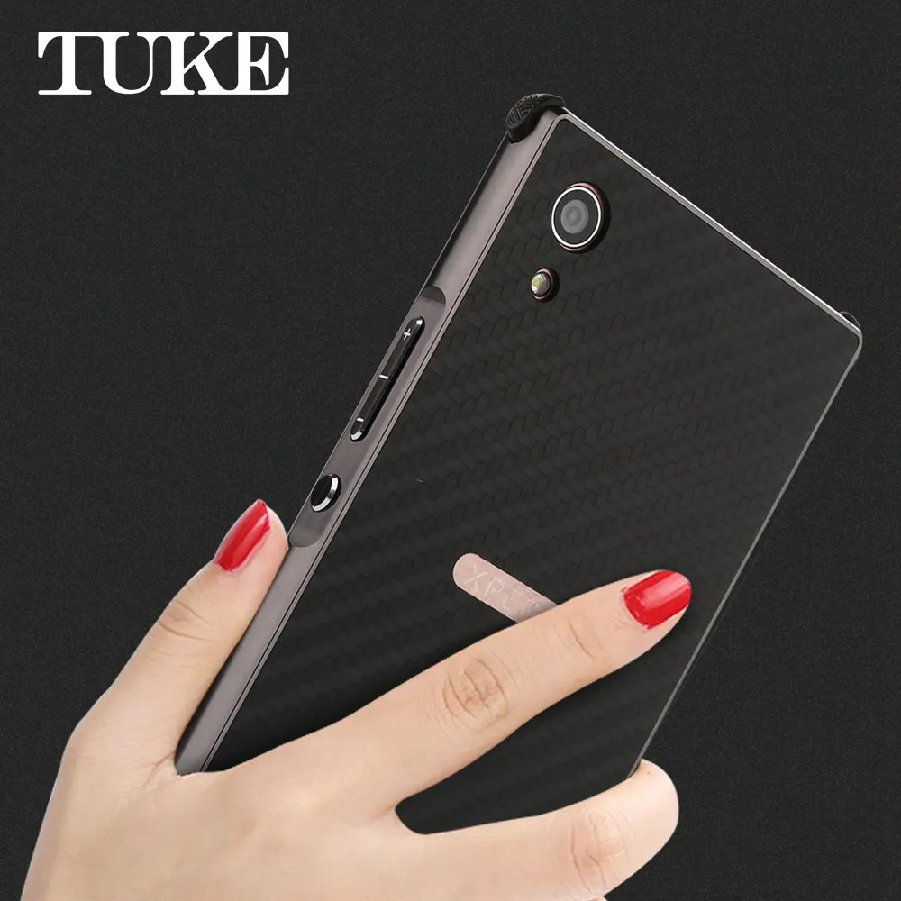 Чехол TUKE для sony XA1 с алюминиевой металлической рамкой для sony Xperia XA1 G3121 G3112 жесткий чехол из углеродного волокна для sony XA 1 TPU Coque Etui