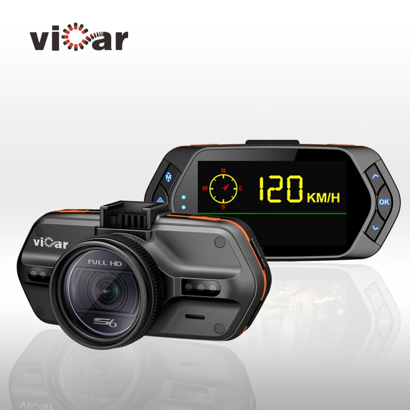 Оригинальный викарий S6 Видеорегистраторы для автомобилей Full HD Ambarella A7 1296 P GPS