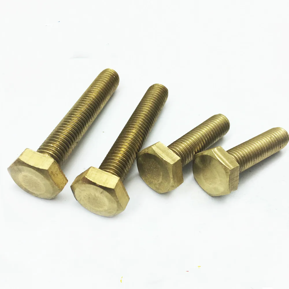 Медные шестигранные болты M6 * 50|bolt type|bolt brassbolt guide |