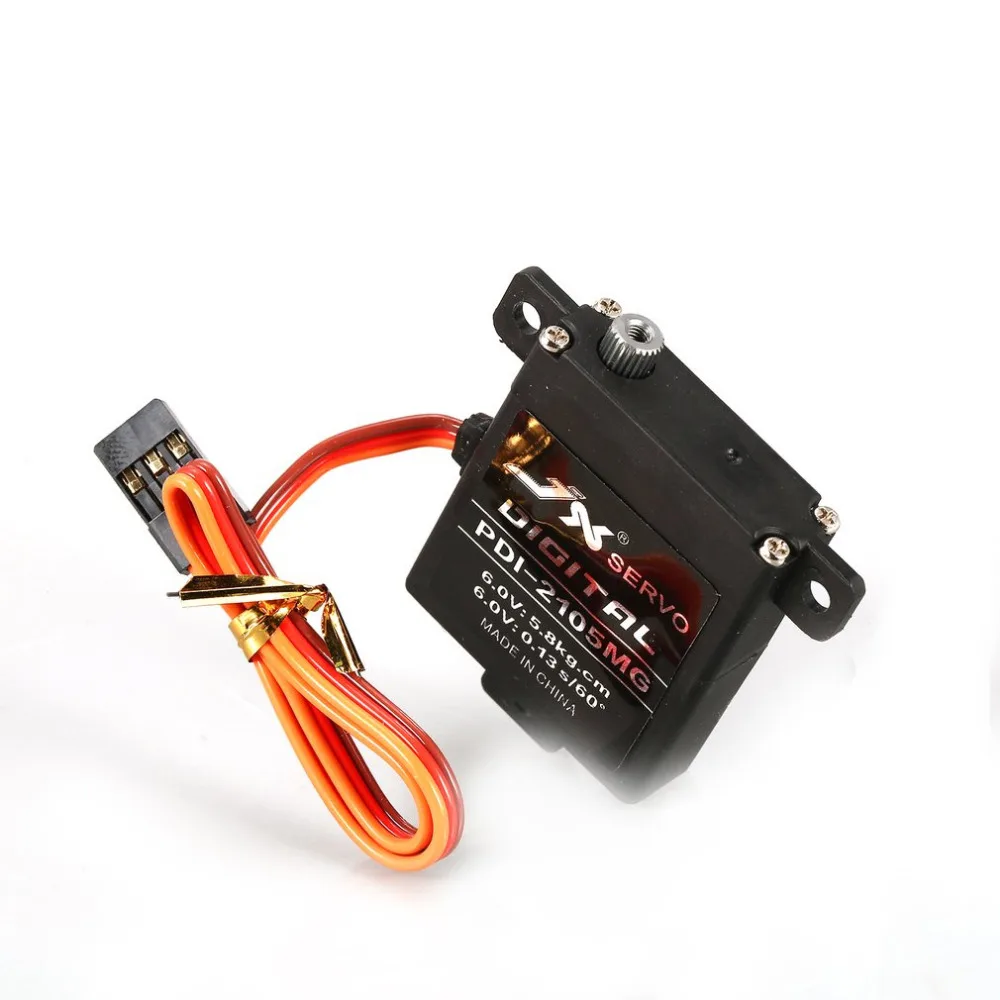 JX PDI 2105MG металлический Шестерни 4 8 V 6V 5 Кг большой крутящий момент цифровой