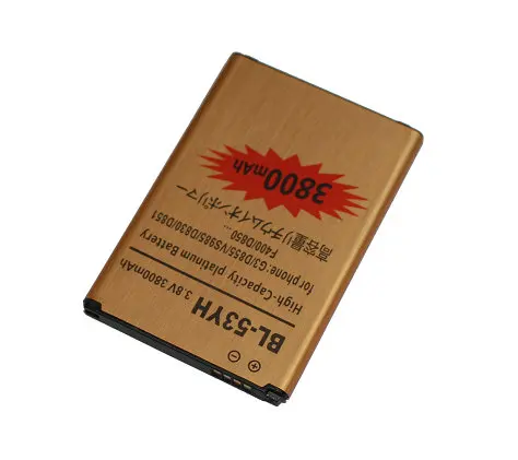 1x3800mAh Золотой литийионный Аккумулятор для Батарея + стены Зарядное устройство LG G3