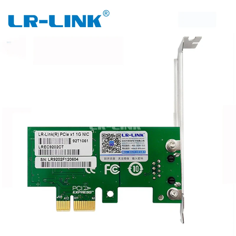 LR LINK 9202CT PCI Express сетевой карты 10/100/1000Mb Gigabit Ethernet RJ45 беспроводной локальной сети