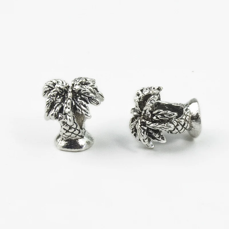 3 шт./компл. цветок Звезда кокосовые пальмы с большими отверстиями кулоны А-сплав