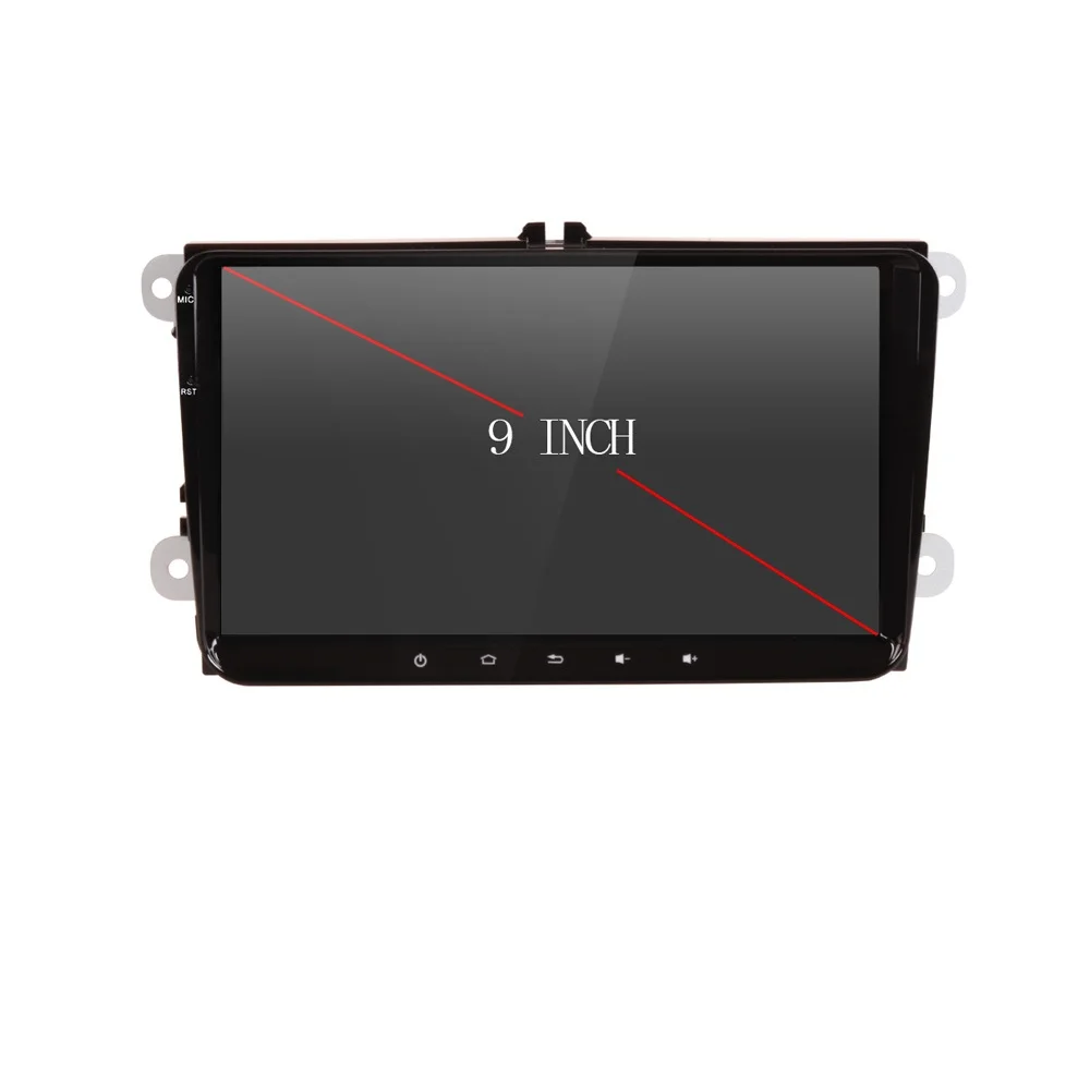 SZBULOAI Android 8.1 Car GPS Navigation for VW Volkswagen SKODA GOLF 5 Golf 6 POLO PASSAT B5 B6 JETTA TIGUAN dvd player BT RDS | Автомобили