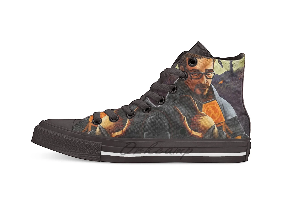 Гордон Холдинг головной Краб Дизайн дышащая Повседневная Высокая холщовая обувь