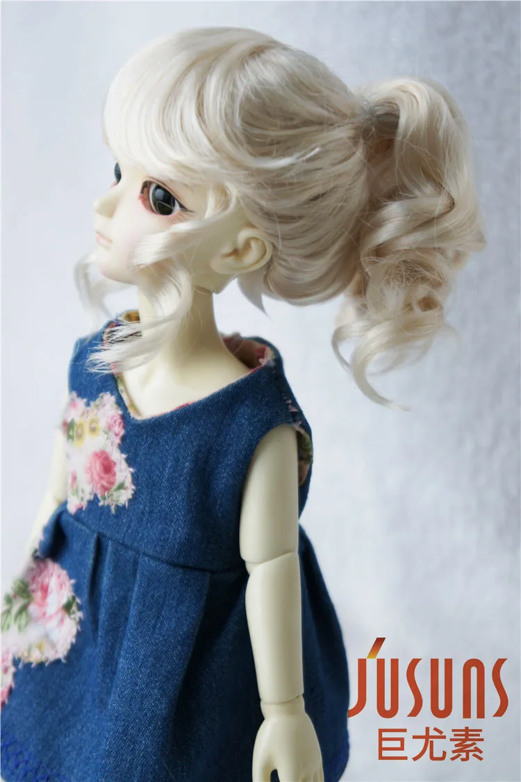 JD261 1/6 YOSD синтетический мохер кукольные парики Updo стиль BJD волосы 6-7 дюймов BJD парики