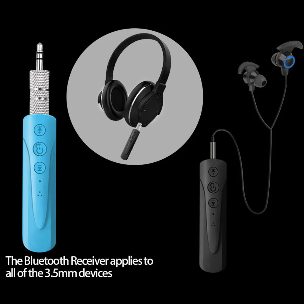 YuBeter Bluetooth приемник 3,5 мм разъем AUX музыкальный аудио приемник беспроводной передатчик адаптер для MP3 наушников автомобильный комплект свободные руки