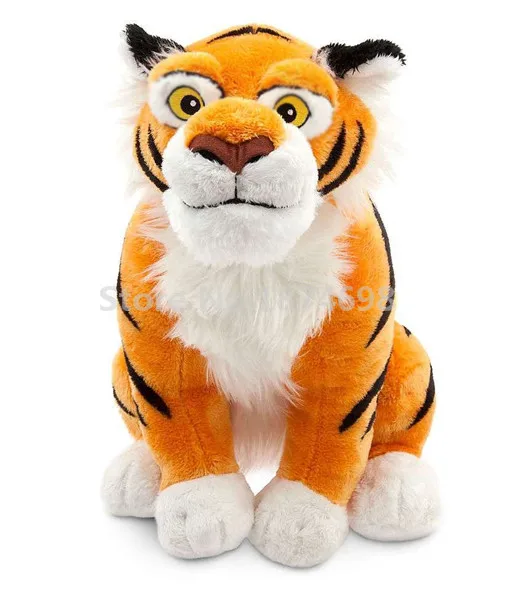 Rajah Tiger 32cm Aladdin Prince Genie Rajah Tiger Abu обезьяна плюшевые куклы детские игрушки куклы для детей подарки 30-50 см - Цвет: Rajah Tiger 32cm