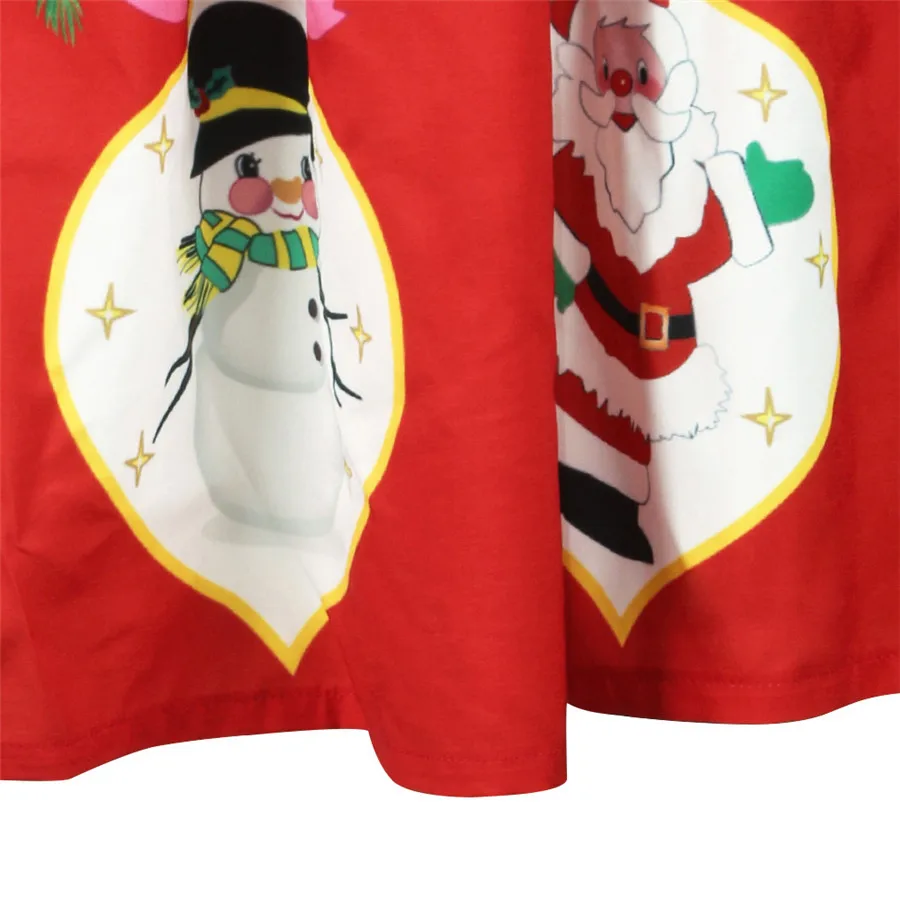 VOGRACE/Новейшая юбка с изображением снеговика Санта Клауса Белоснежки цветка