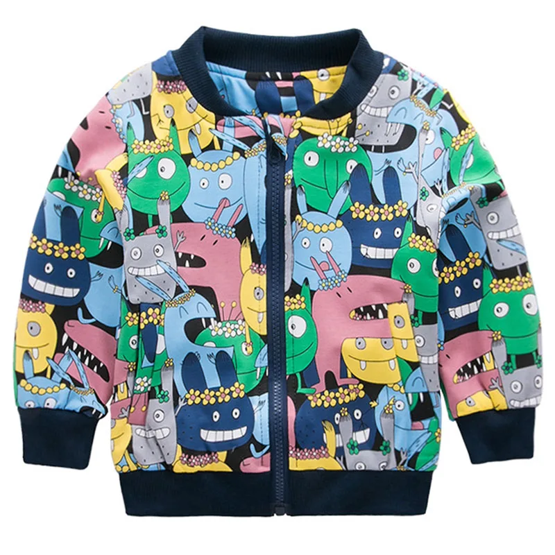 2019 Spring Autumn Kids Jackets Windbreaker Boys Girls Coat Outerwear Baby Girl Clothes Children's Cartoon Coats Jacket Clothing | Детская