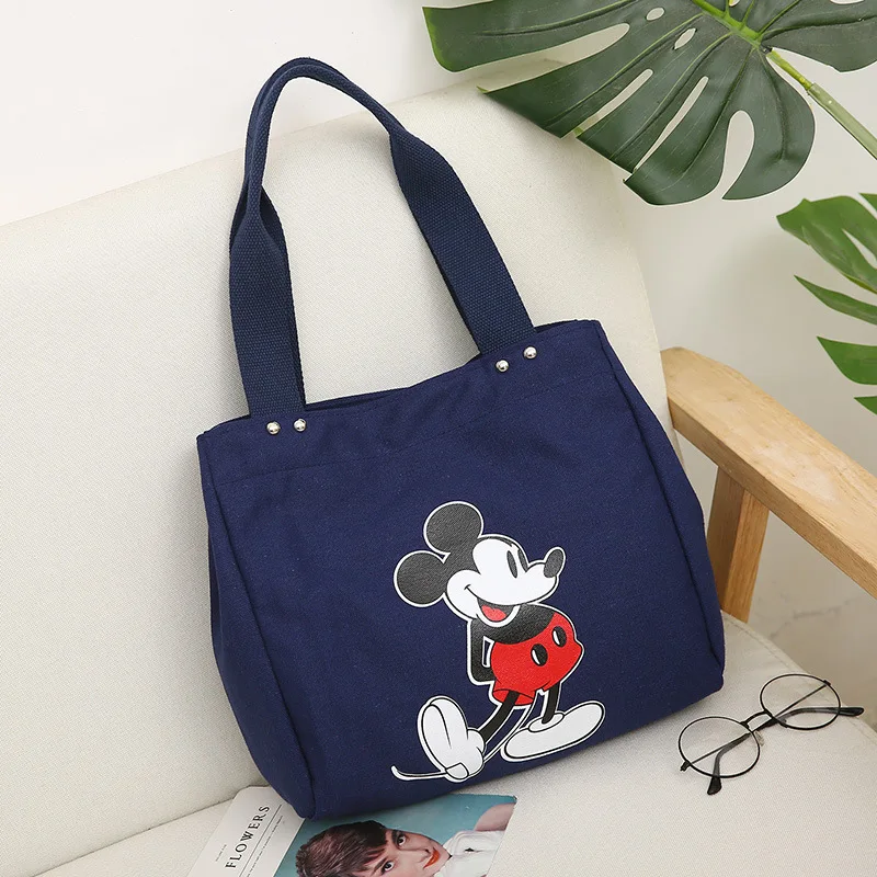 Disney Cartoon Mickey mouse женская сумка милая Наплечная Сумка для девушек вместительная