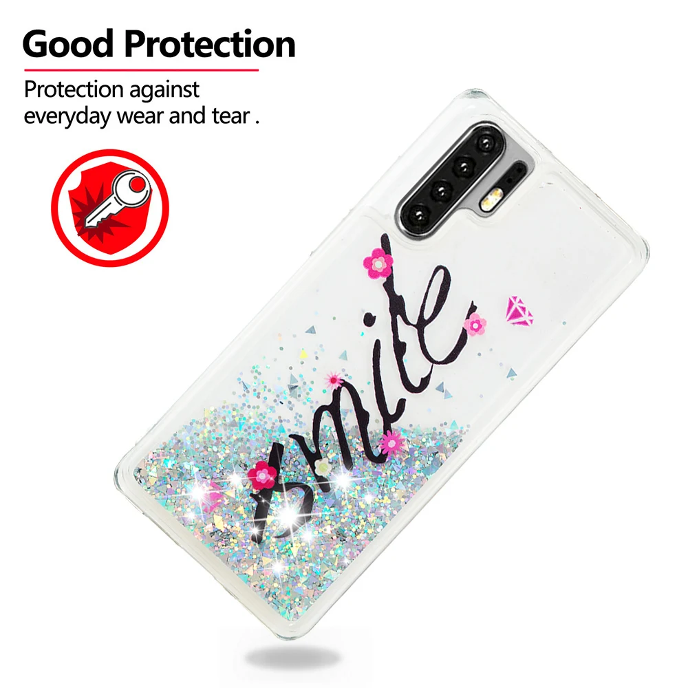 Модная мультфильм картина подходит для huawei P30 Pro динамический песок против