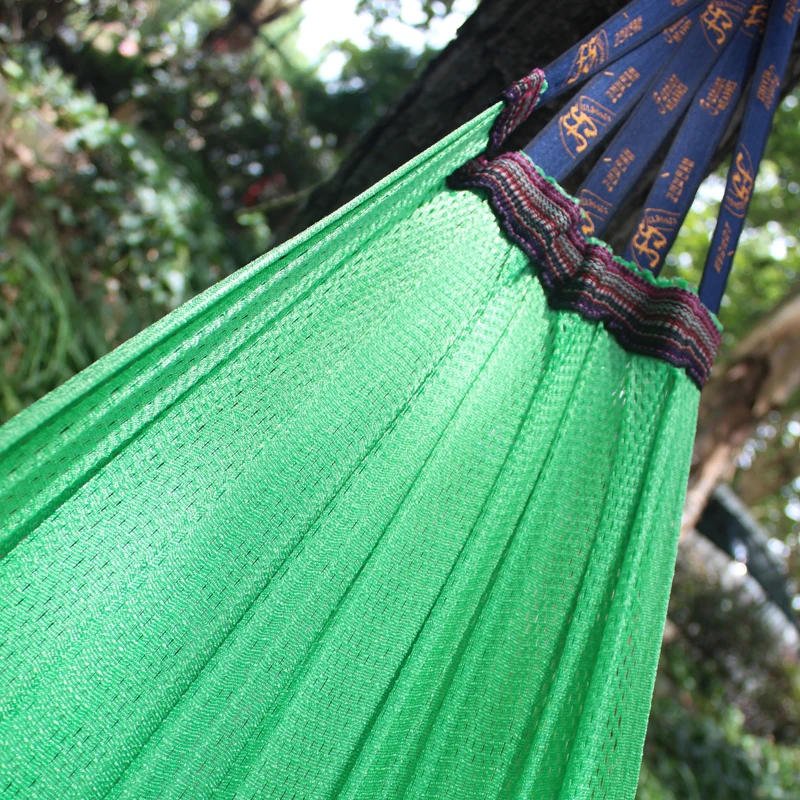 Открытый Кемпинг гамак дышащий Легкий сетчатый с деревом Висячие ремни веревка