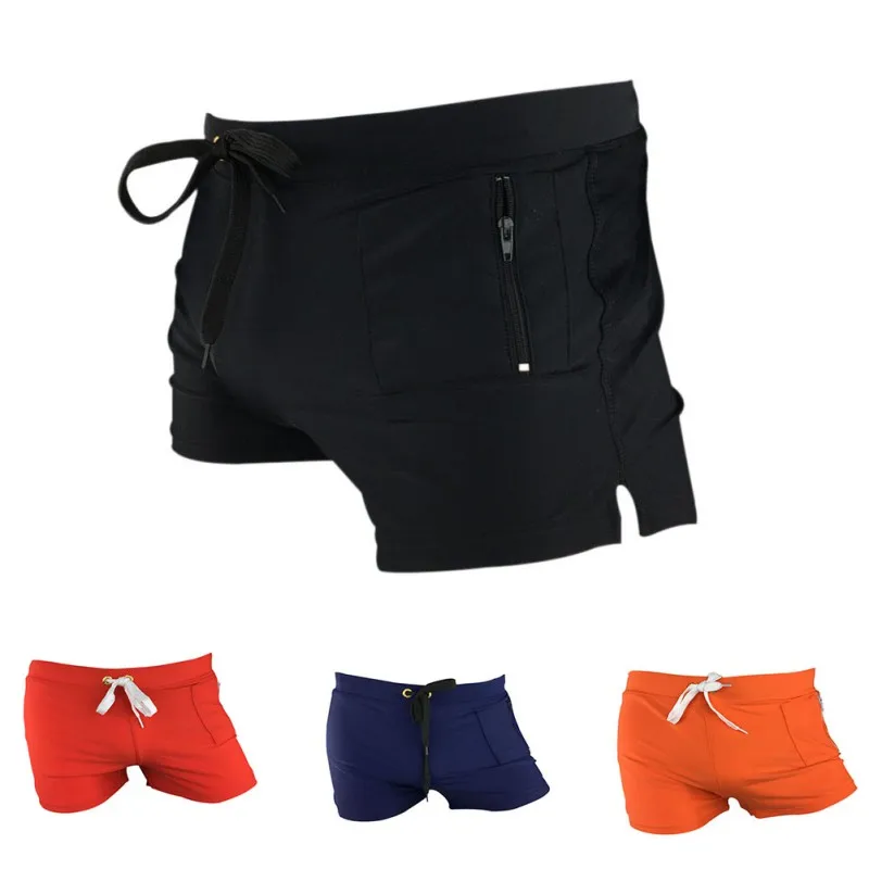 Мужские плавки шорты-боксеры Мужская одежда для купания мужская пляжная