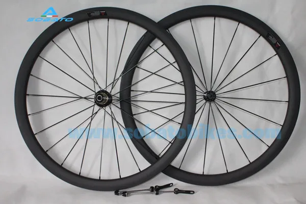 Ультра легкие Углеродные волокна 700C шоссейные велосипедные гоночные колеса и